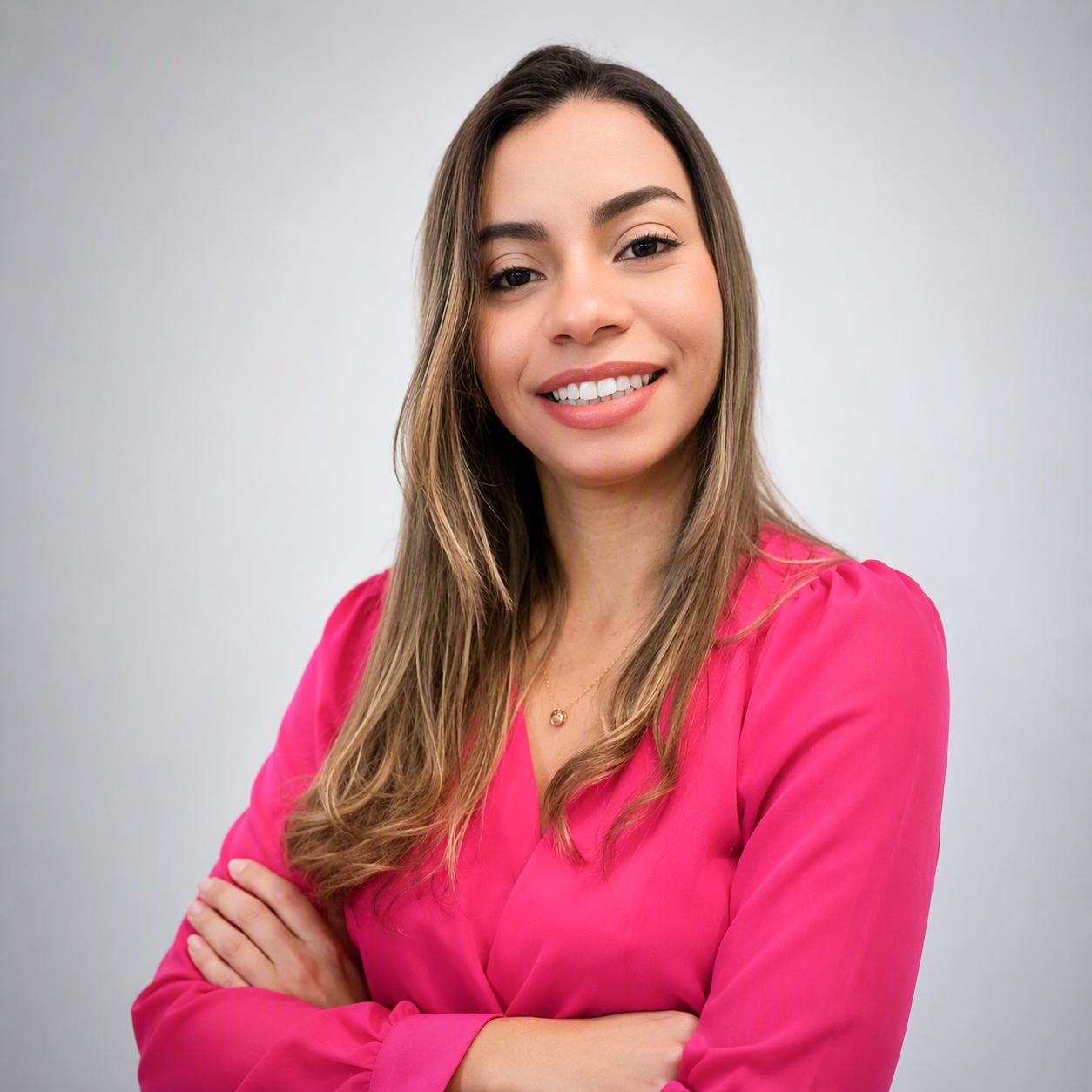 Retrato da professora Lidiane Francisca Borges Ferreira.